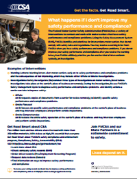 Safety Performance and Compliance Factsheet