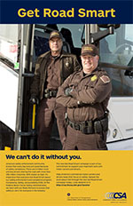 Get Road Smart Enforcement Poster